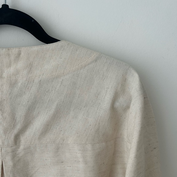 Men's Cream Button-Up Shirt - Picture 9 of 11